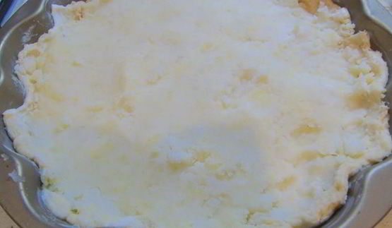 киш с картофелем и грибами