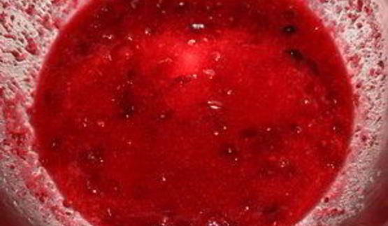 клюквенный пирог с безе