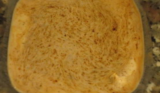 кофейный пирог-спираль с карамелью