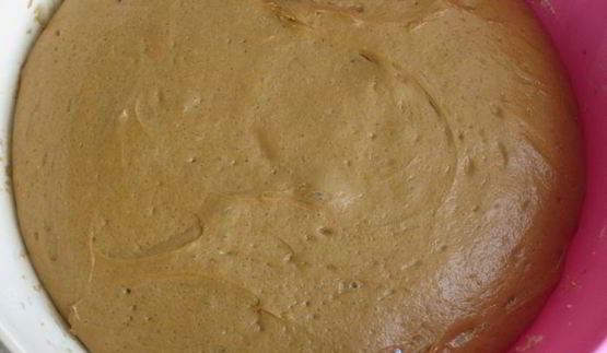 кофейный пирог-спираль с карамелью