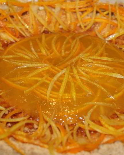 Рецепт лимонно-творожного пирог солнышко