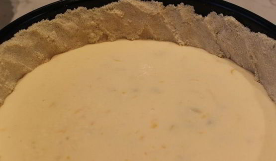 лимонно-творожный пирог солнышко