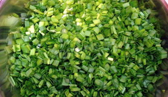 осетинские пироги с зеленым луком