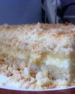 Песочный пирог с творогом