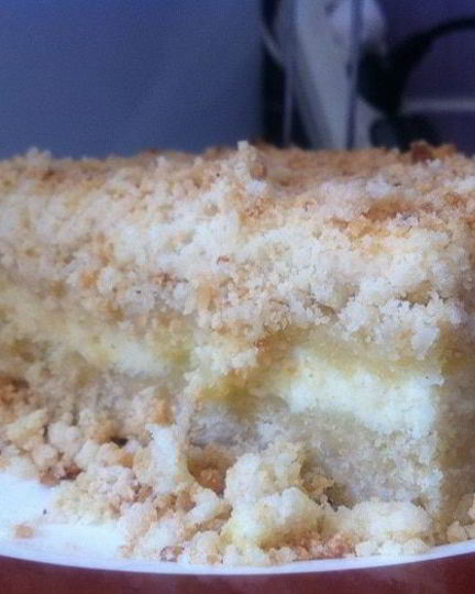 Рецепт песочного пирога с творогом