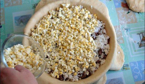 пирог губадия с мясом