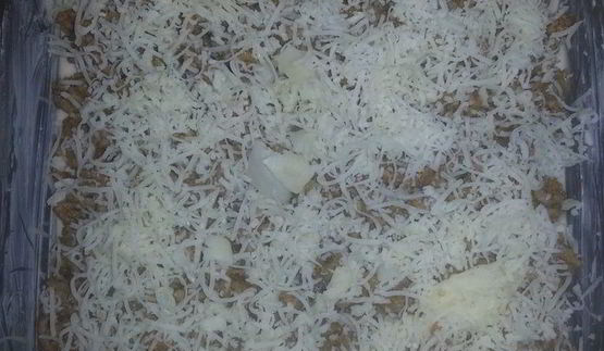 пирог из фарша с грибами