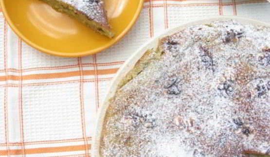 пирог из цукини с орехами