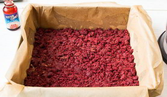 пирог красный бархат с чизкейковой прослойкой