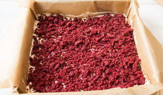 пирог красный бархат с чизкейковой прослойкой