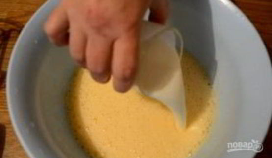 пирог-перевертыш с мясом и грибами