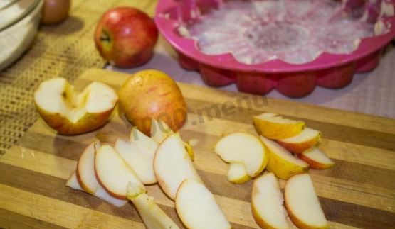 пирог перевертыш с яблоками