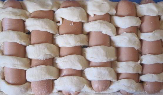 пирог плетенка