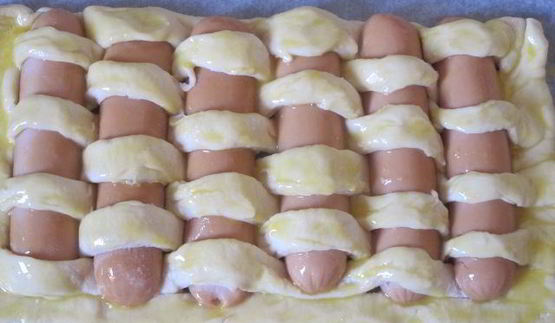 пирог плетенка