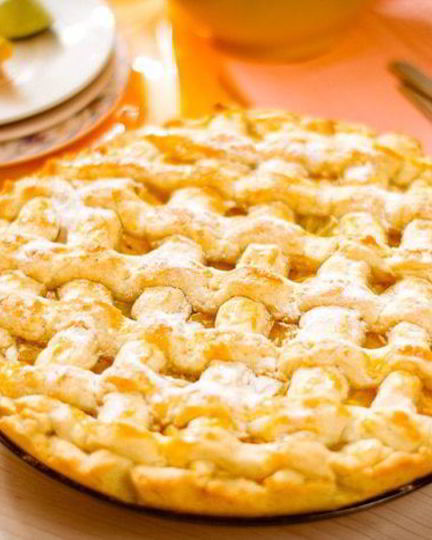 Рецепт пирога с апельсином и лаймом