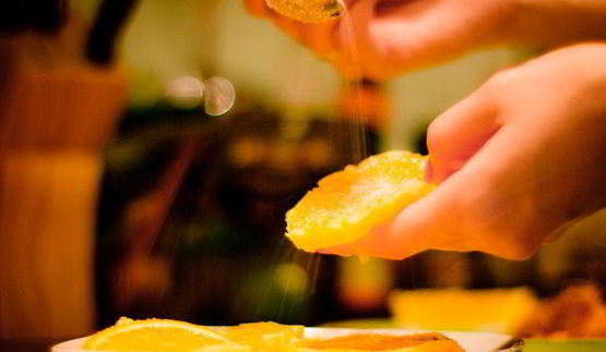 пирог с апельсином и лаймом