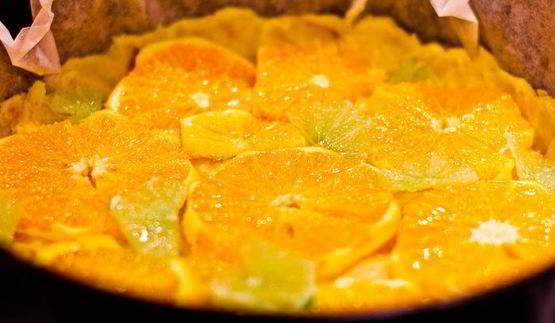 пирог с апельсином и лаймом