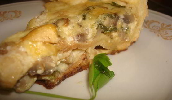 пирог с грибами