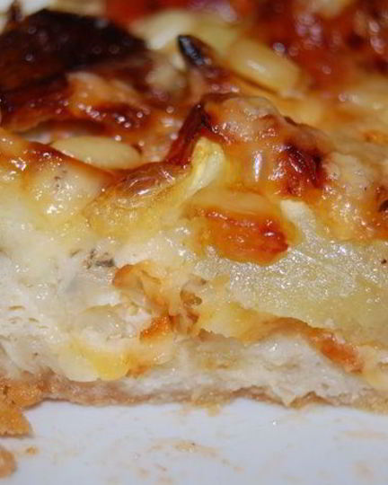 Рецепт пирога с кабачками и панчеттой