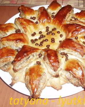 Пирог с халвой