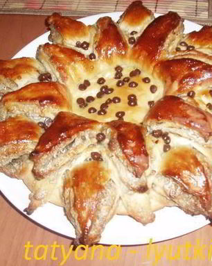 Пирог с халвой