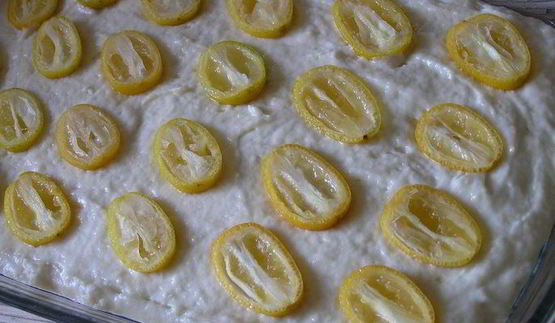 пирог с кумкватом