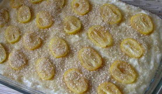 пирог с кумкватом