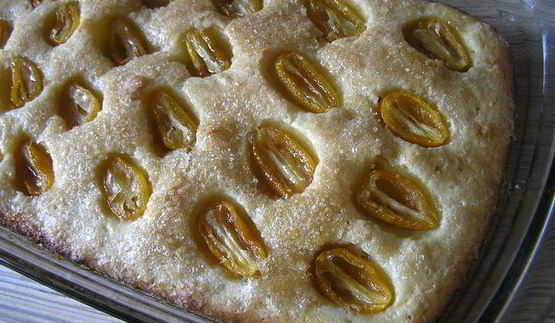 пирог с кумкватом