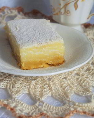 Пирог с лимонным кремом