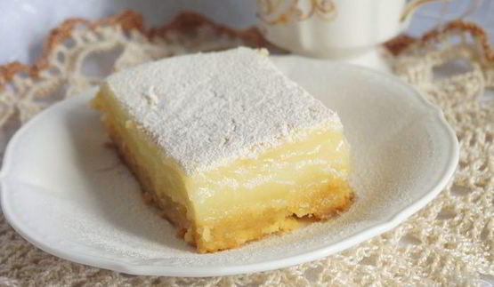 пирог с лимонным кремом
