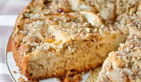 пирог с осенними фруктами