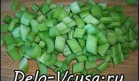 пирог с ревенем