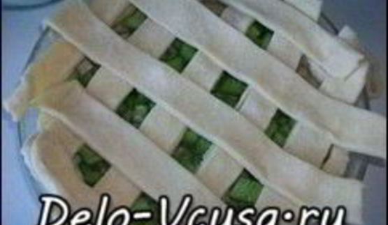 пирог с ревенем