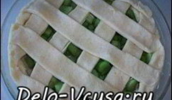 пирог с ревенем