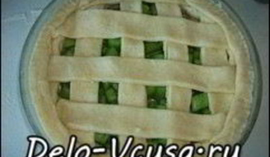 пирог с ревенем