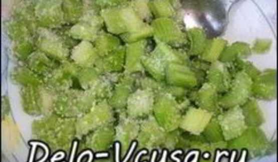 пирог с ревенем