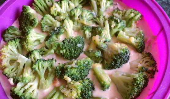 пирог с семгой и брокколи