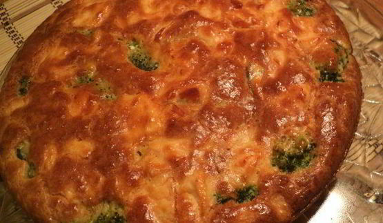 пирог с семгой и брокколи