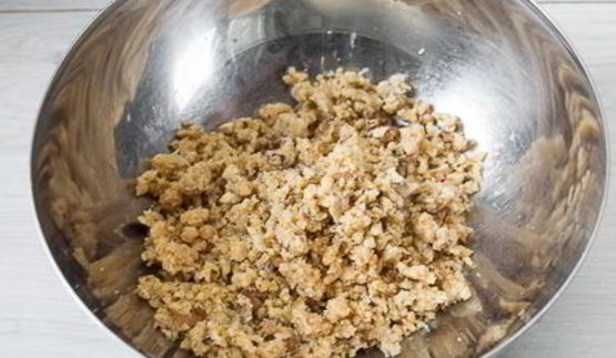 пирог с яблоками и орехами