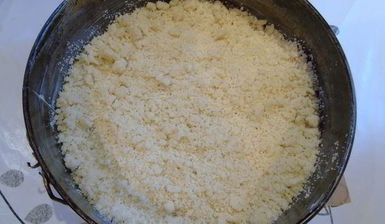 пирог с яблоками и рикоттой