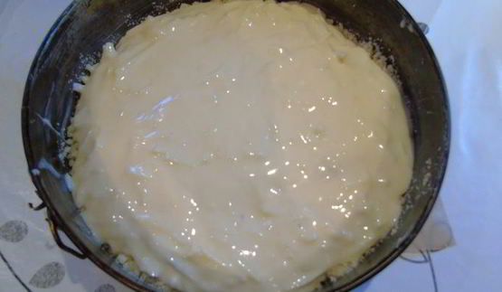 пирог с яблоками и рикоттой