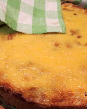 Пирог-жульен с курицей и грибами