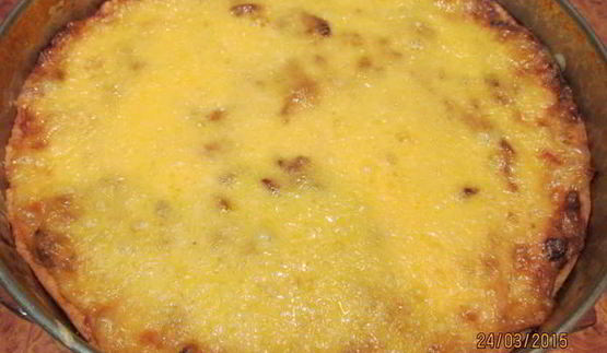 пирог-жульен с курицей и грибами