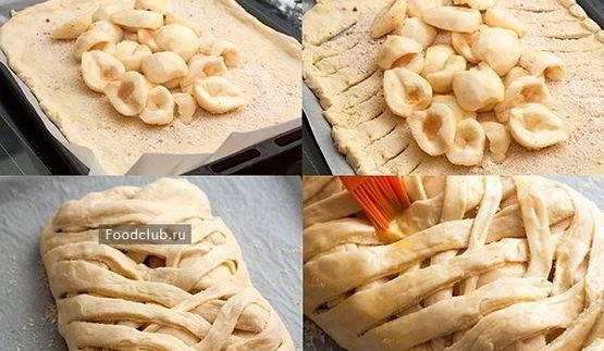 плетеный пирог