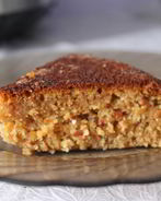 Постный пирог на чае с вареньем