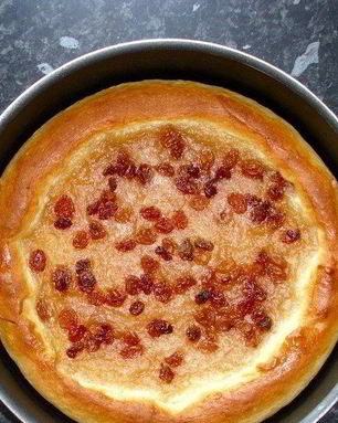 Постный яблочный пирог на дрожжах