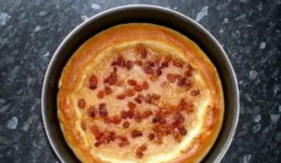 постный яблочный пирог на дрожжах