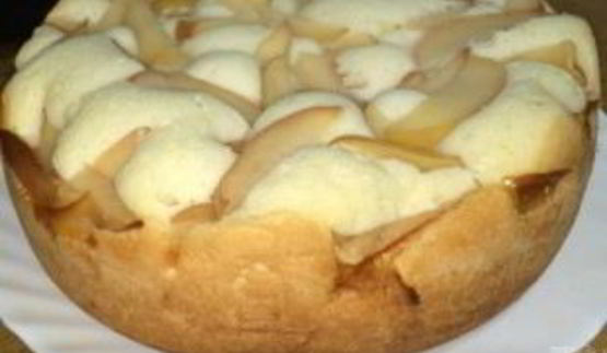 пышный яблочный пирог