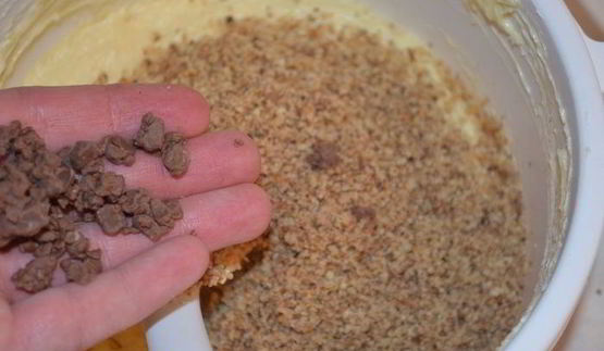 шоколадно-ореховый пирог дюшес