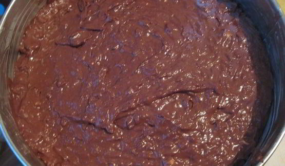 шоколадно-яблочный пирог